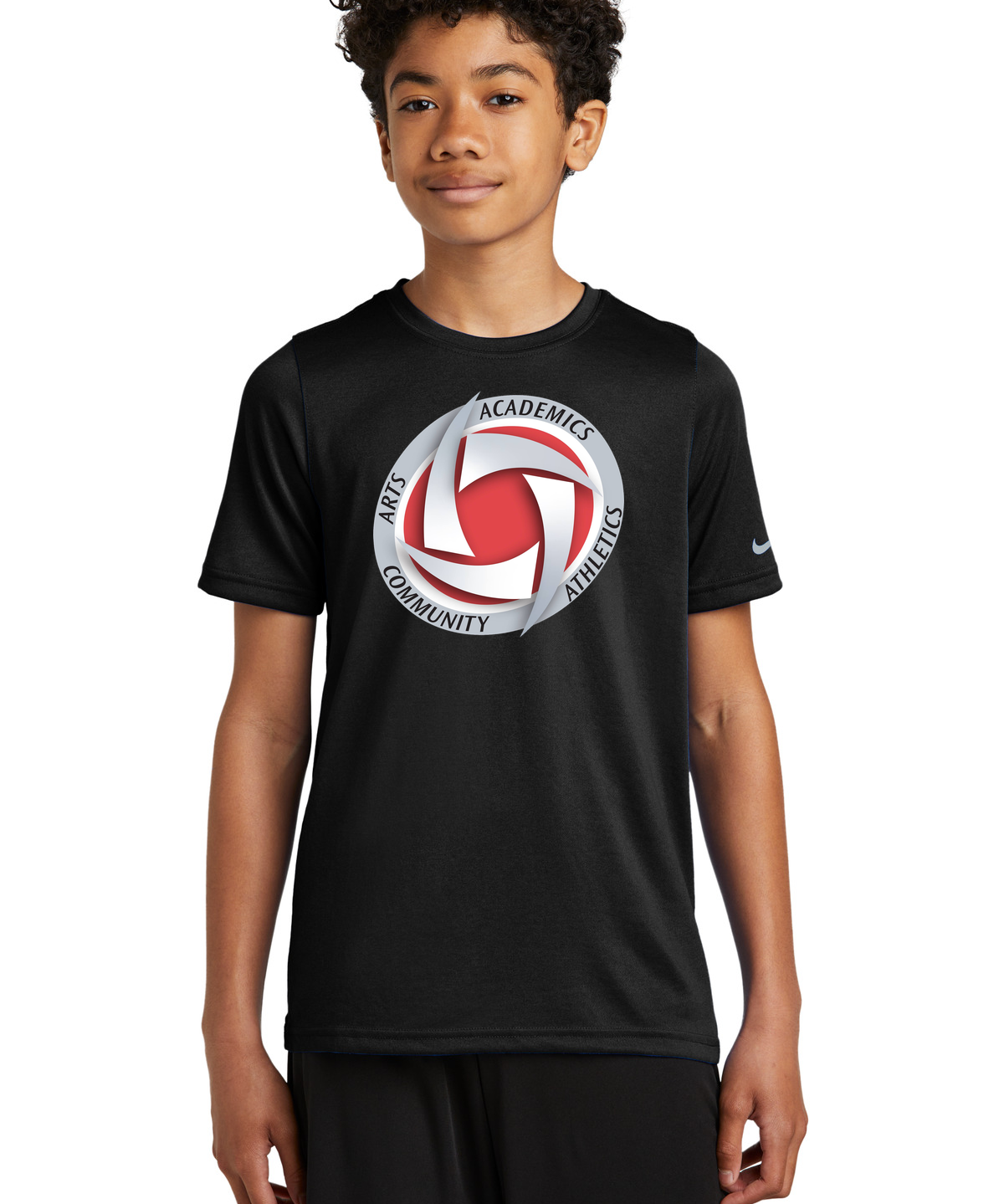 Houston Volleyball - Black Nike Youth Swoosh Sleeve rLegend Tee NKDX8787