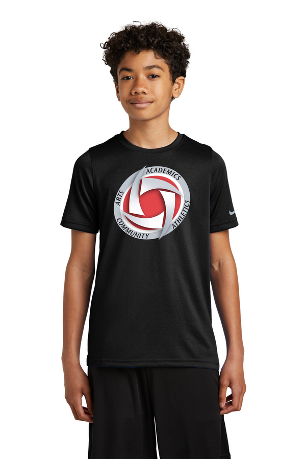 Houston Volleyball - Black Nike Youth Swoosh Sleeve rLegend Tee NKDX8787