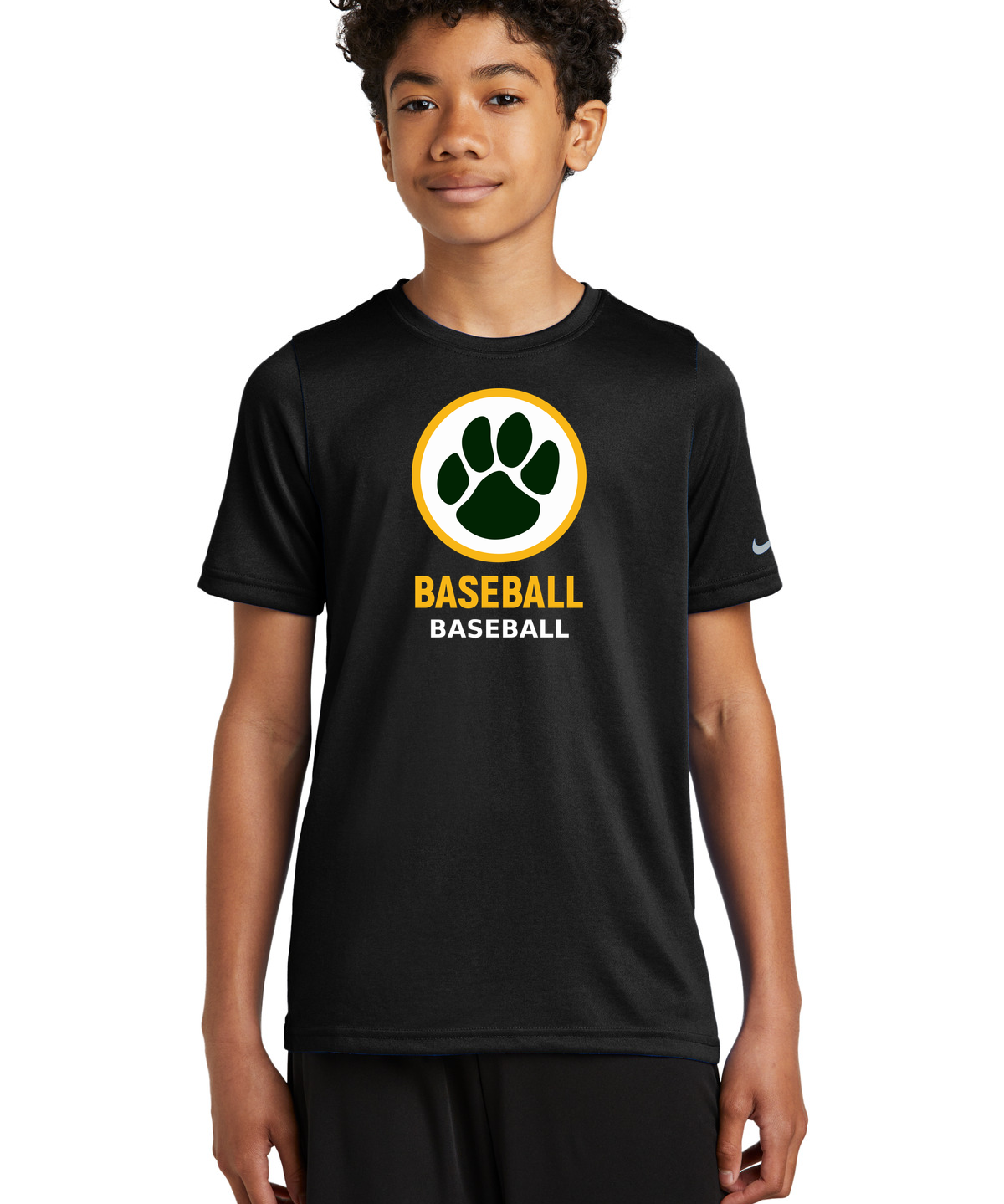 Ashwaubenon Baseball — final e2e test - Black Nike Youth Swoosh Sleeve rLegend Tee NKDX8787