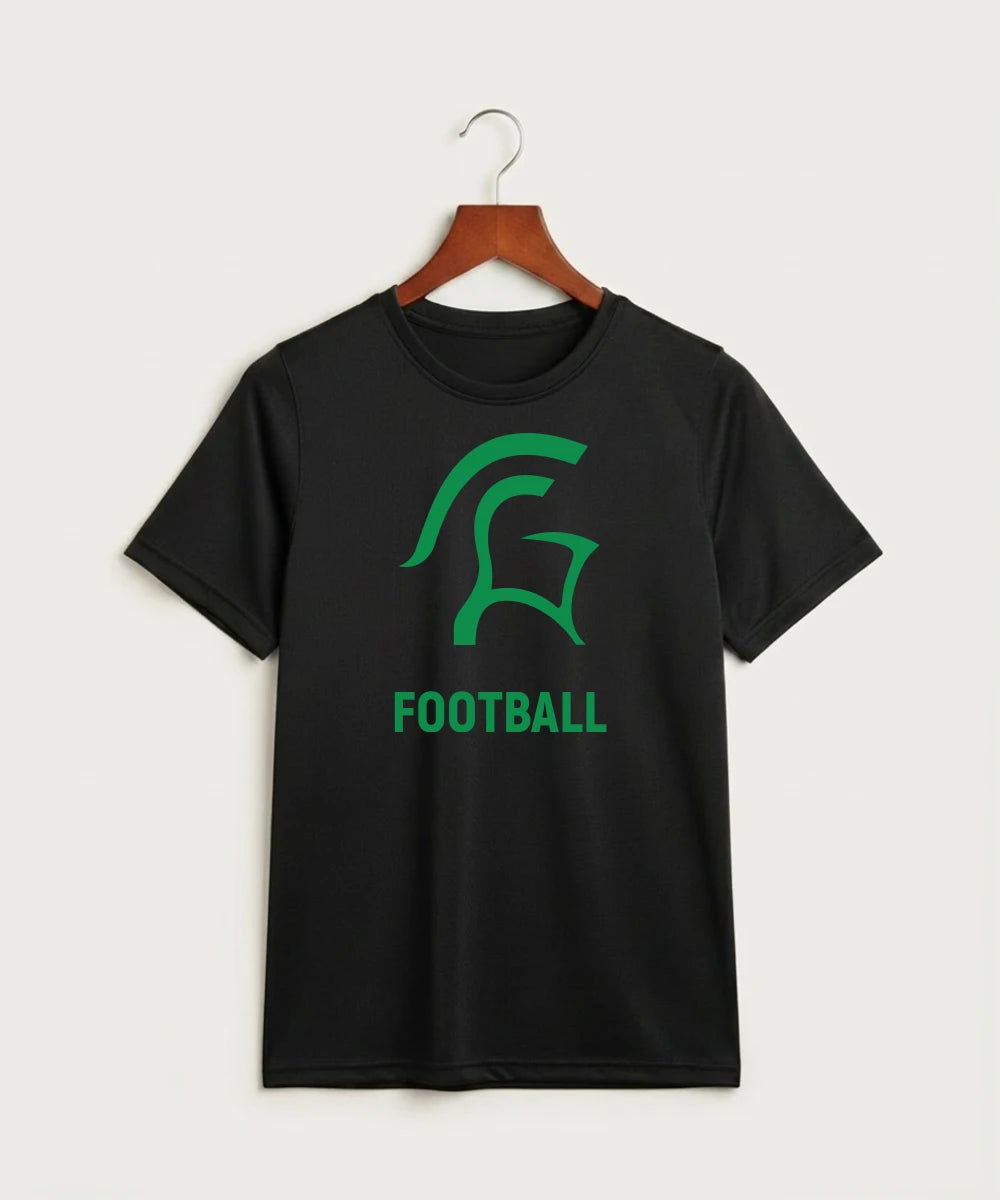 La Crescent-Hokah High School Football (Boys) - Black Nike Youth Swoosh Sleeve rLegend Tee NKDX8787