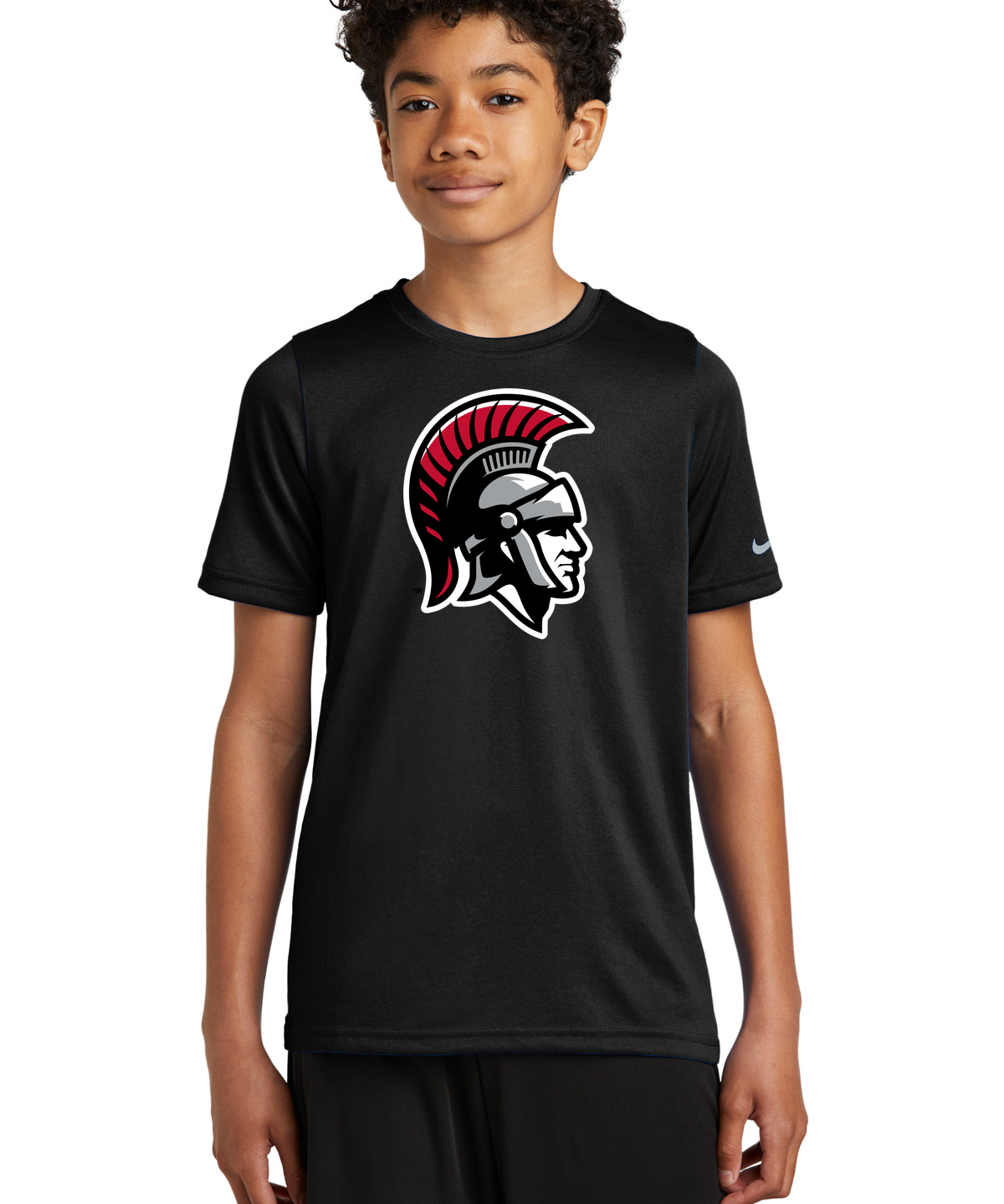 Worthington Football - Black Nike Youth Swoosh Sleeve rLegend Tee NKDX8787