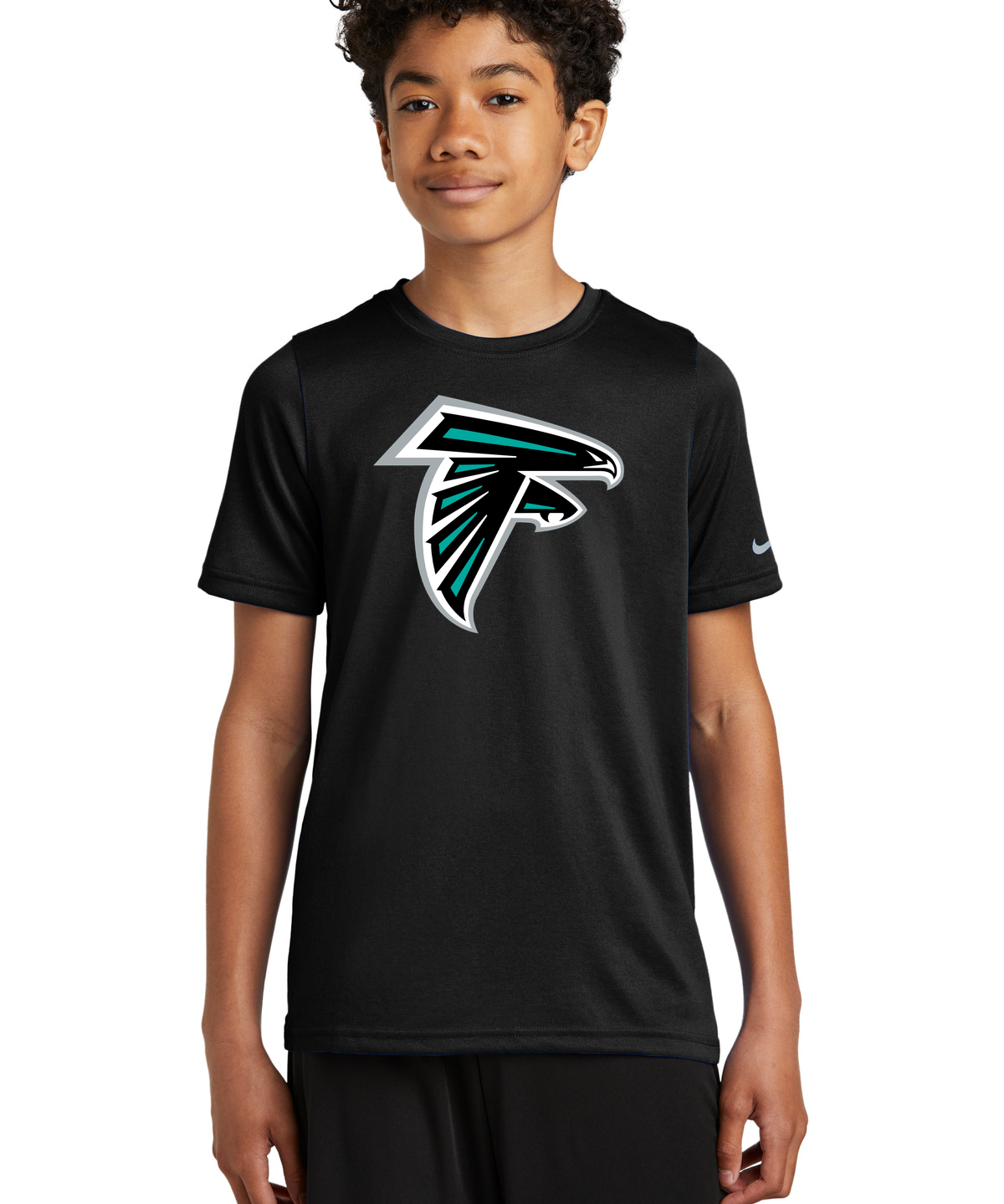 Fillmore Central Football - Black Nike Youth Swoosh Sleeve rLegend Tee NKDX8787