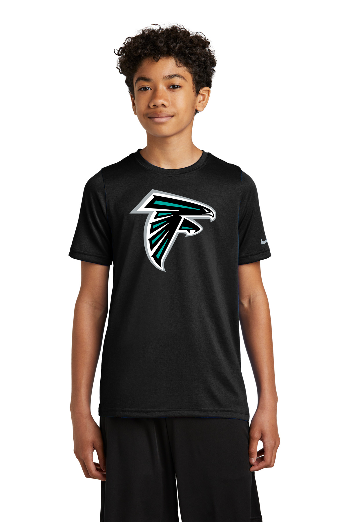Fillmore Central Football - Black Nike Youth Swoosh Sleeve rLegend Tee NKDX8787