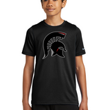 BOLD Football - Black Nike Youth Swoosh Sleeve rLegend Tee NKDX8787