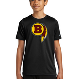 Benson Football - Black Nike Youth Swoosh Sleeve rLegend Tee NKDX8787