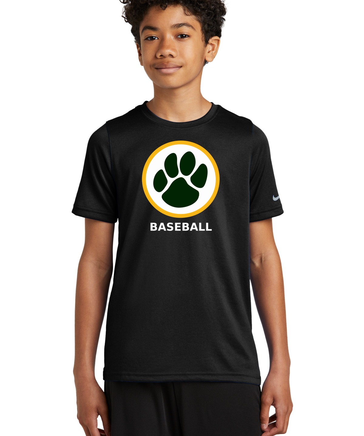 Ashwaubenon Baseball — final e2e test - Black Nike Youth Swoosh Sleeve rLegend Tee NKDX8787