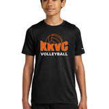 KVCC Volleyball - Black Nike Youth Swoosh Sleeve rLegend Tee NKDX8787