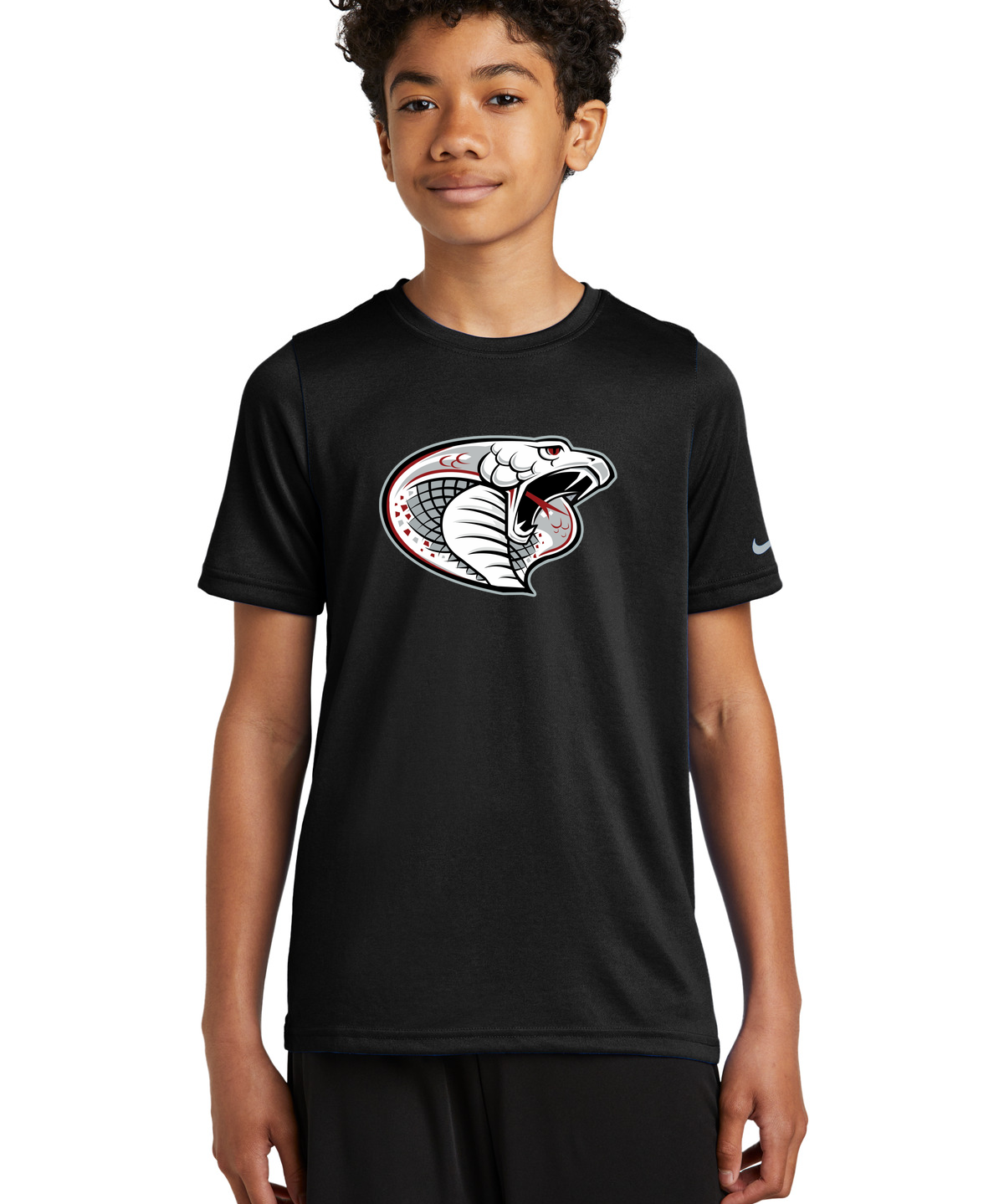 Triton Volleyball - Black Nike Youth Swoosh Sleeve rLegend Tee NKDX8787