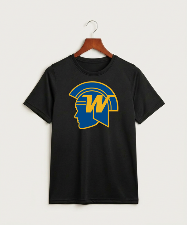 Wayzata High School Football (Boys) - Black Nike Youth Swoosh Sleeve rLegend Tee NKDX8787
