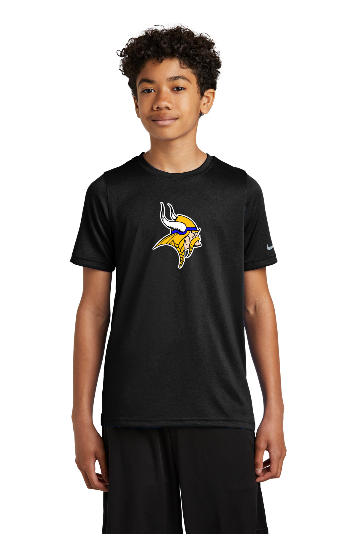 Hayfield Volleyball - Black Nike Youth Swoosh Sleeve rLegend Tee NKDX8787