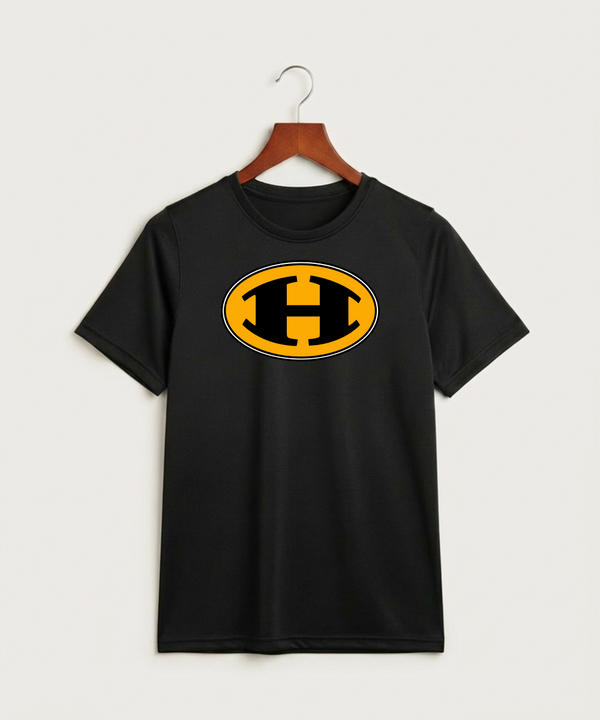 Hutchinson High School Football (Boys) - Black Nike Youth Swoosh Sleeve rLegend Tee NKDX8787