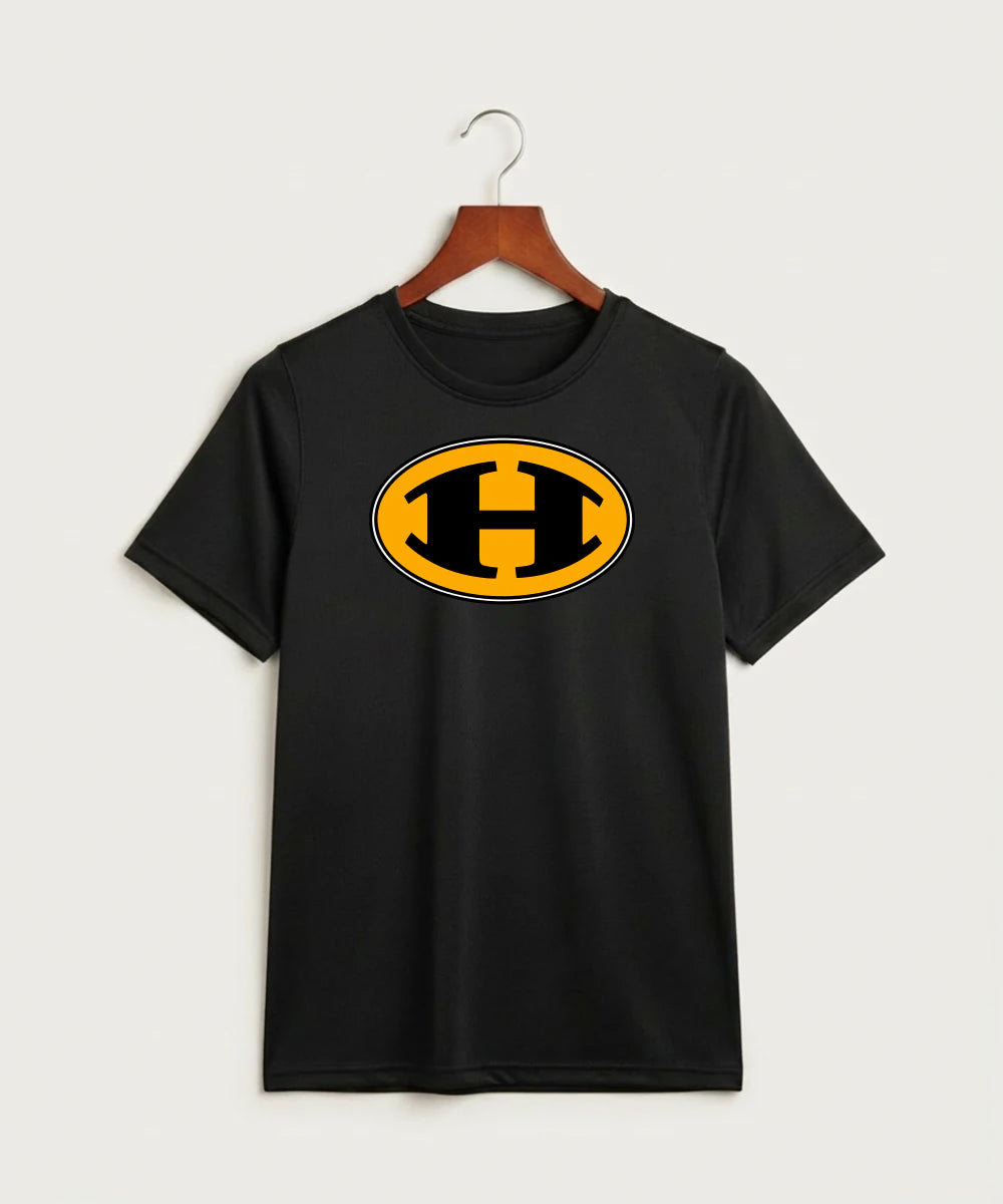 Hutchinson High School Football (Boys) - Black Nike Youth Swoosh Sleeve rLegend Tee NKDX8787