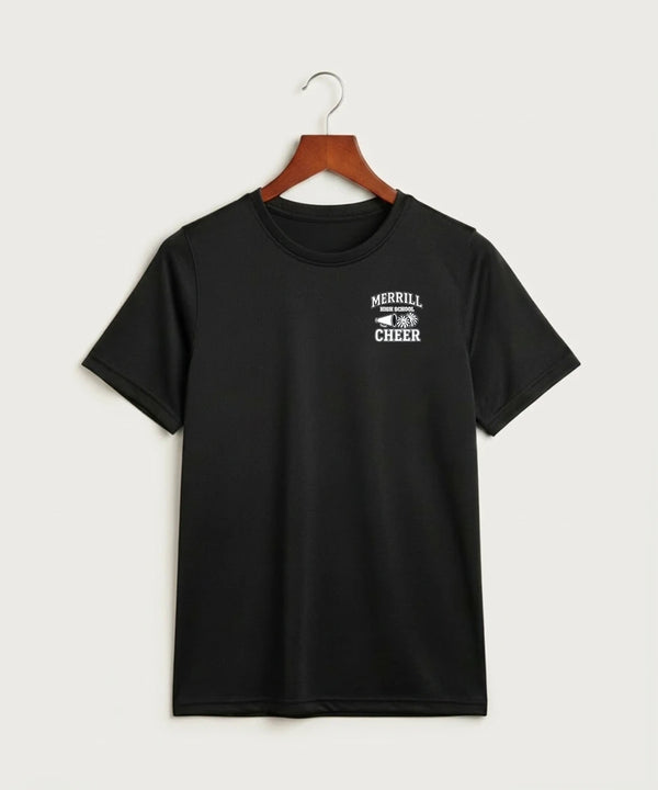 Merrill Dance and Cheer - Black Nike Youth Swoosh Sleeve rLegend Tee NKDX8787
