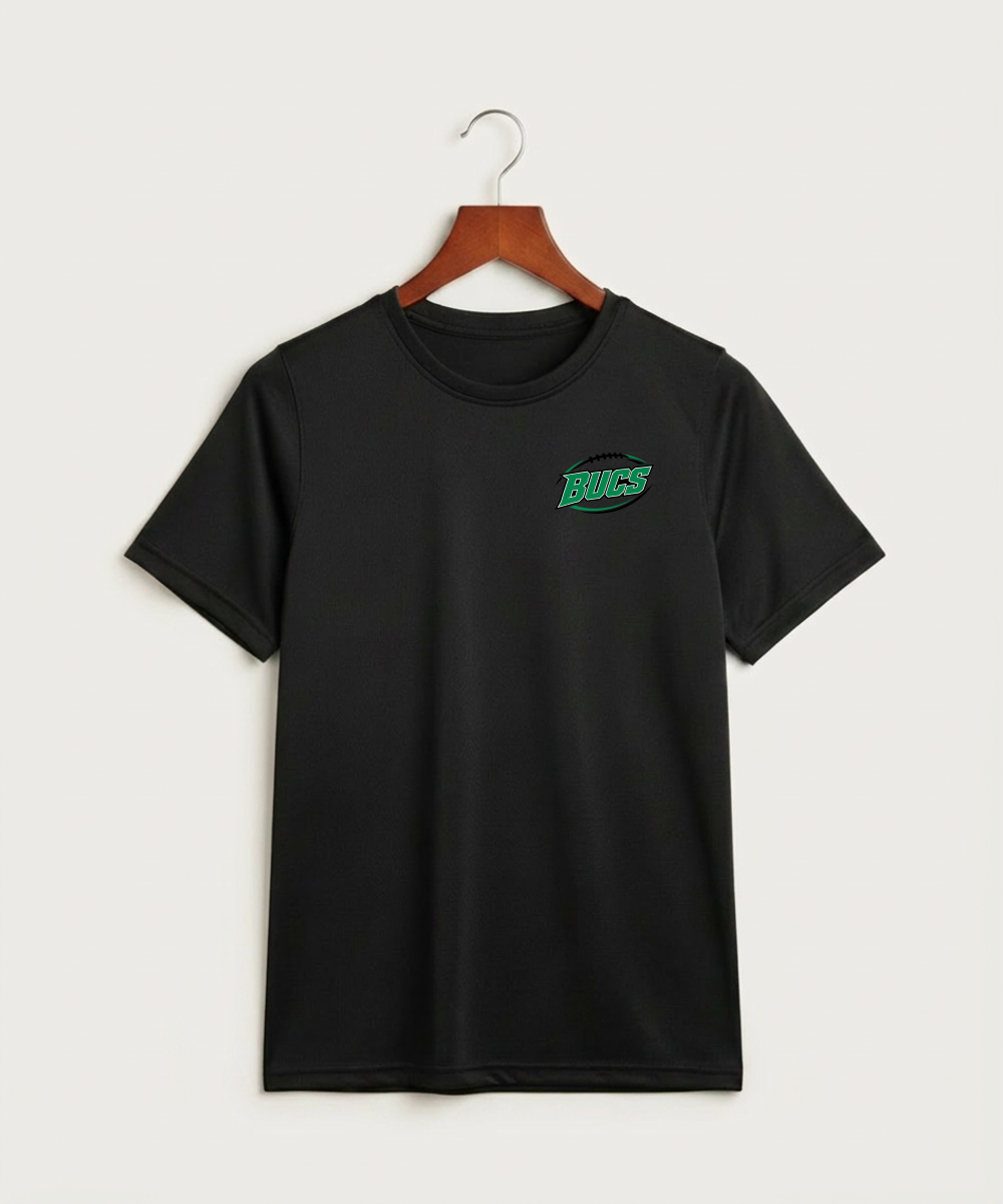 Waterville-Elysian-Morristown High School Football (Boys) - Black Nike Youth Swoosh Sleeve rLegend Tee NKDX8787