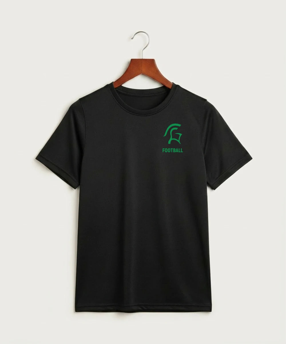 La Crescent-Hokah High School Football (Boys) - Black Nike Youth Swoosh Sleeve rLegend Tee NKDX8787