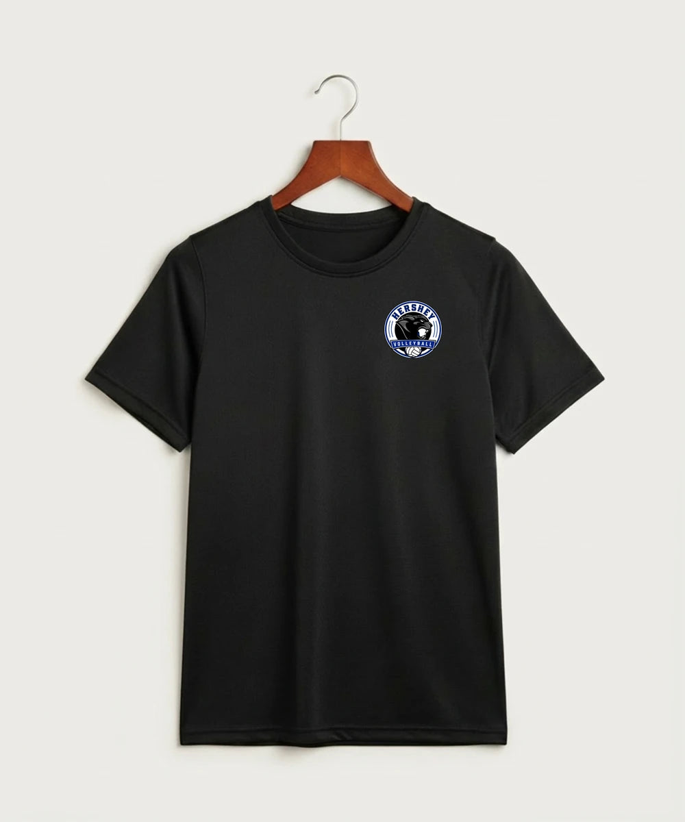 Hershey High School Volleyball Team Store - Black Nike Youth Swoosh Sleeve rLegend Tee NKDX8787