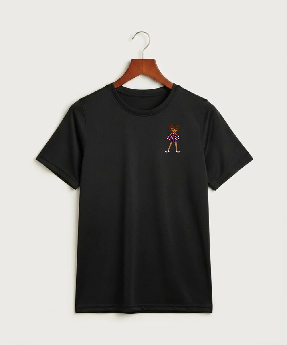 Independence High School Cheer Team - Black Nike Youth Swoosh Sleeve rLegend Tee NKDX8787