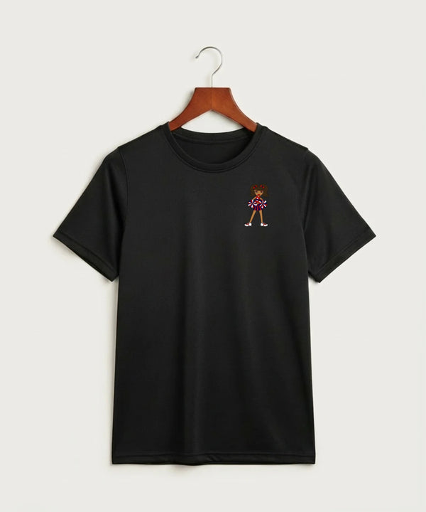 Independence High School Cheer Team - Black Nike Youth Swoosh Sleeve rLegend Tee NKDX8787