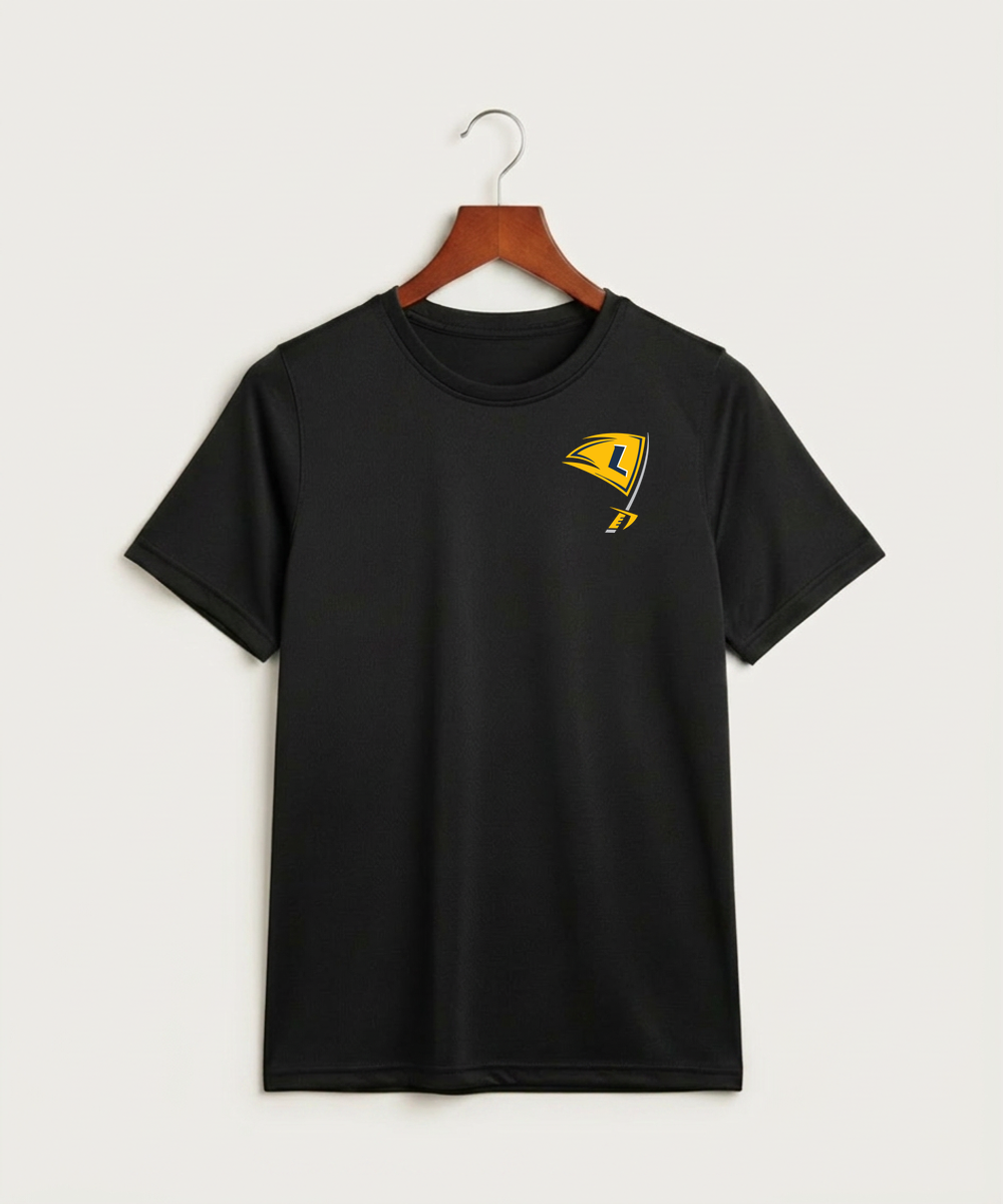 Howard Lake Waverly Winsted High School Football (Boys) - Black Nike Youth Swoosh Sleeve rLegend Tee NKDX8787