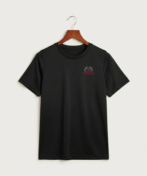 Ely Memorial High School Volleyball (Girls) - Black Nike Youth Swoosh Sleeve rLegend Tee NKDX8787