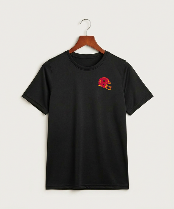 Mille Lacs High School Football (Boys) - Black Nike Youth Swoosh Sleeve rLegend Tee NKDX8787