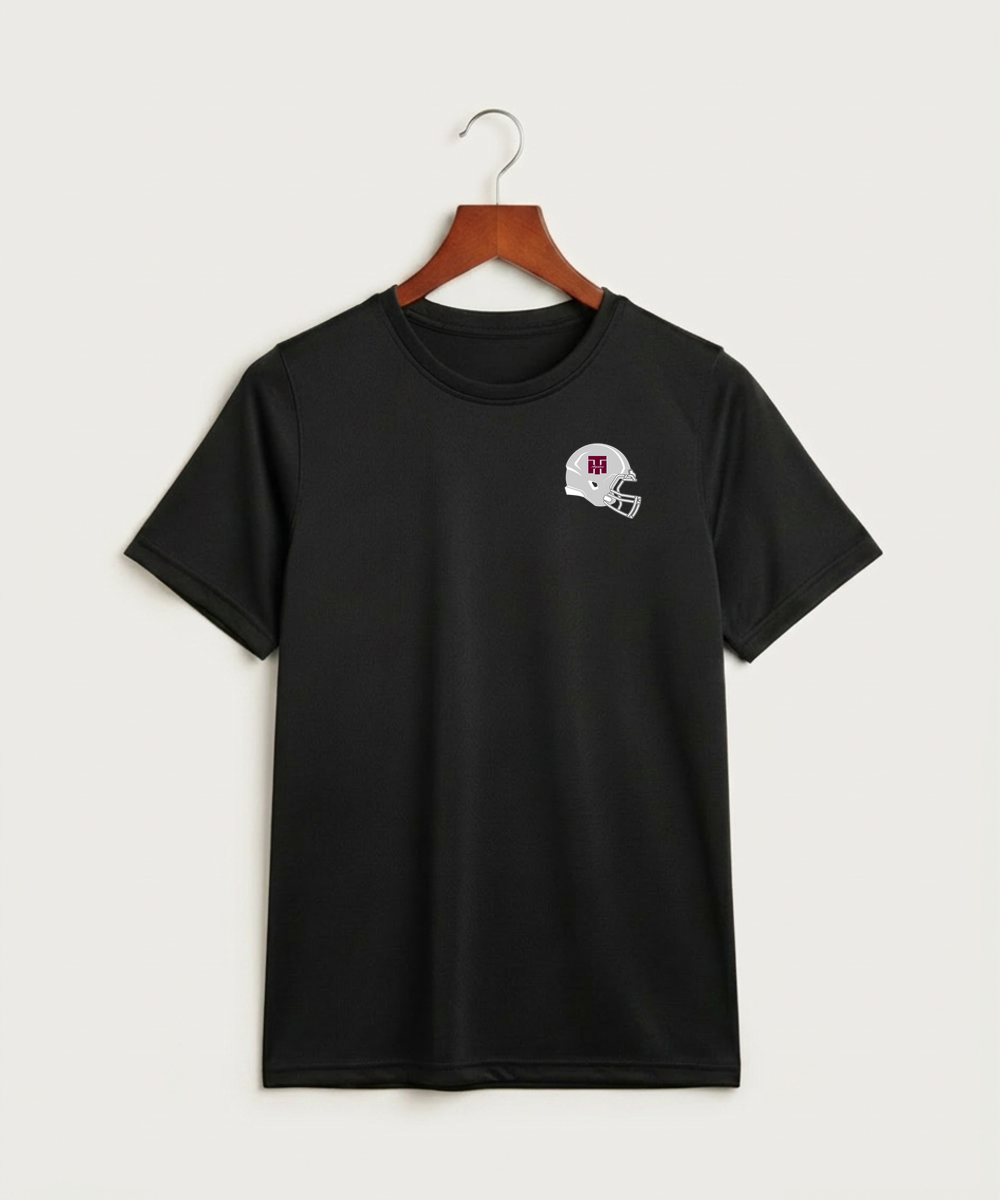 Two Harbors High School Football (Boys) - Black Nike Youth Swoosh Sleeve rLegend Tee NKDX8787