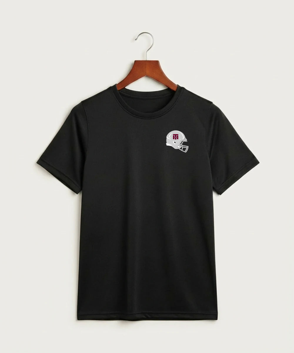Two Harbors High School Football (Boys) - Black Nike Youth Swoosh Sleeve rLegend Tee NKDX8787
