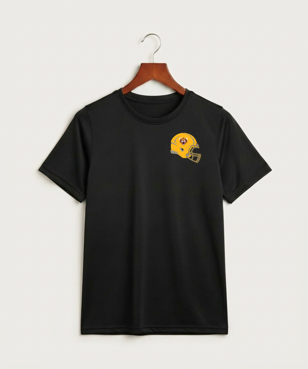 Stewartville High School Football (Boys) - Black Nike Youth Swoosh Sleeve rLegend Tee NKDX8787