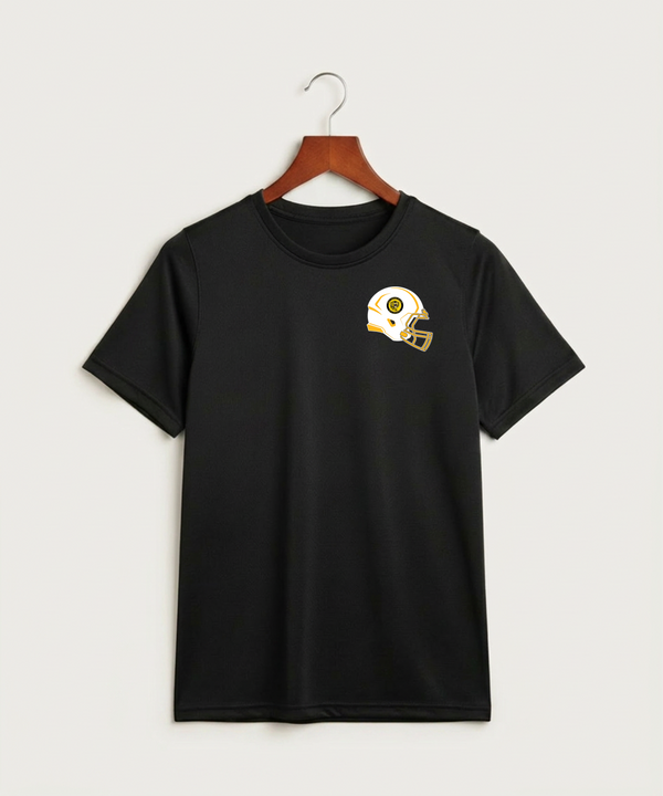 New London Spicer High School Football (Boys) - Black Nike Youth Swoosh Sleeve rLegend Tee NKDX8787