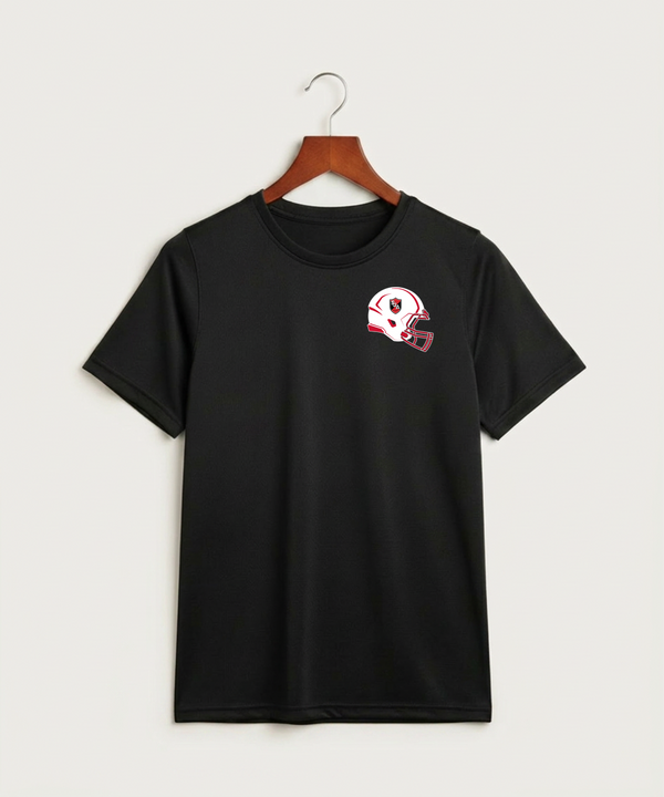 Saint James High School Football (Boys) - Black Nike Youth Swoosh Sleeve rLegend Tee NKDX8787