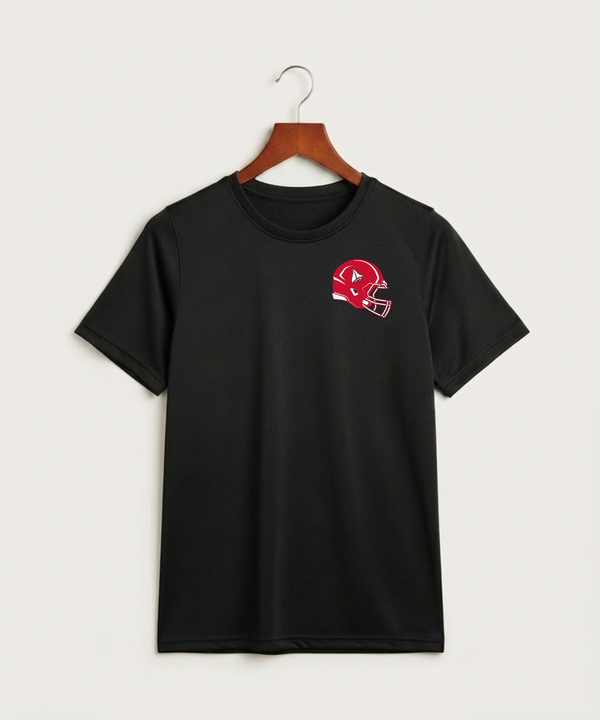 Detroit Lakes Community High School Football (Boys) - Black Nike Youth Swoosh Sleeve rLegend Tee NKDX8787