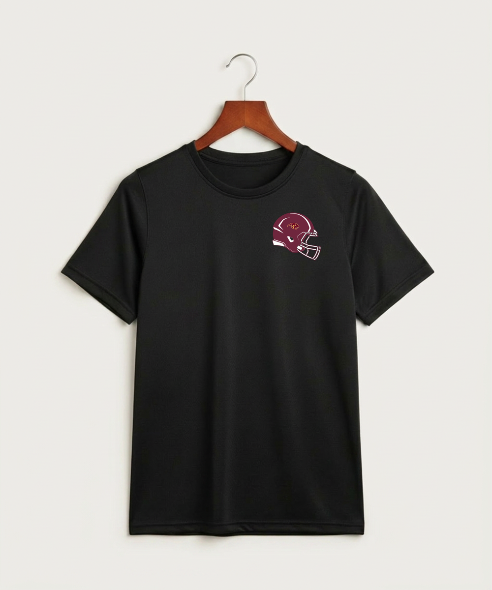 Pine Island High School Football (Boys) - Black Nike Youth Swoosh Sleeve rLegend Tee NKDX8787
