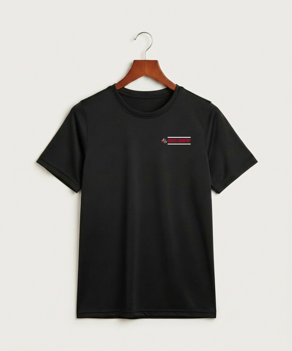 John Marshall High School Cross Country (Coed) - Black Nike Youth Swoosh Sleeve rLegend Tee NKDX8787