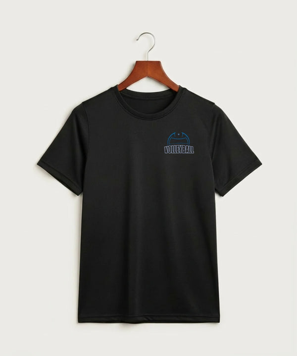 Eastview High School Volleyball (Girls) - Black Nike Youth Swoosh Sleeve rLegend Tee NKDX8787