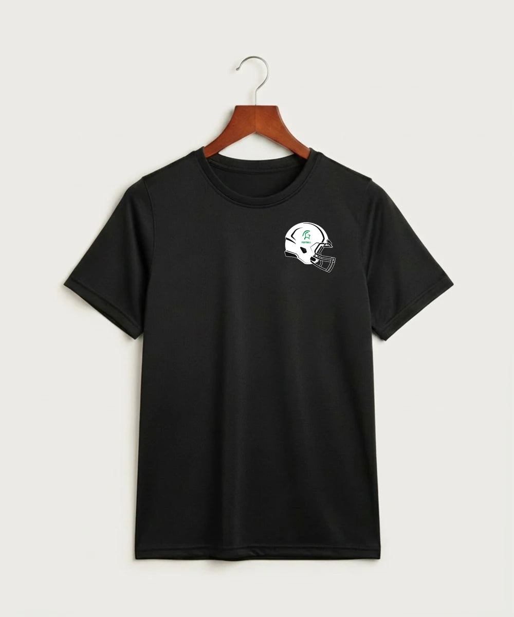 La Crescent-Hokah High School Football (Boys) - Black Nike Youth Swoosh Sleeve rLegend Tee NKDX8787