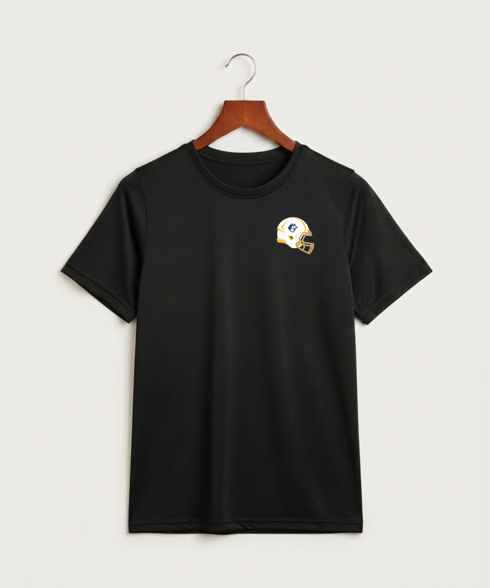 Bigfork Senior High School Football (Boys) - Black Nike Youth Swoosh Sleeve rLegend Tee NKDX8787