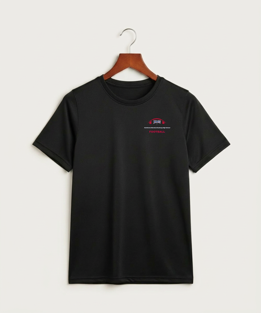 Kerkhoven-Murdock-Sunburg High School Football (Boys) - Black Nike Youth Swoosh Sleeve rLegend Tee NKDX8787