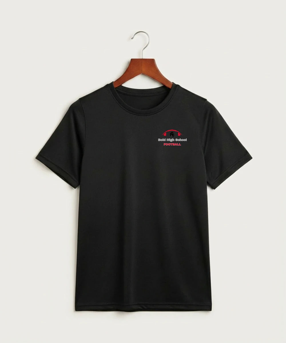 Bold High School Football (Boys) - Black Nike Youth Swoosh Sleeve rLegend Tee NKDX8787