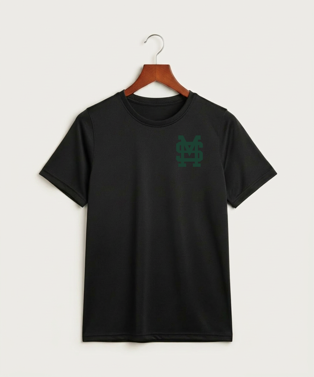 Sleepy Eye St. Mary's High School Athletics - Black Nike Youth Swoosh Sleeve rLegend Tee NKDX8787