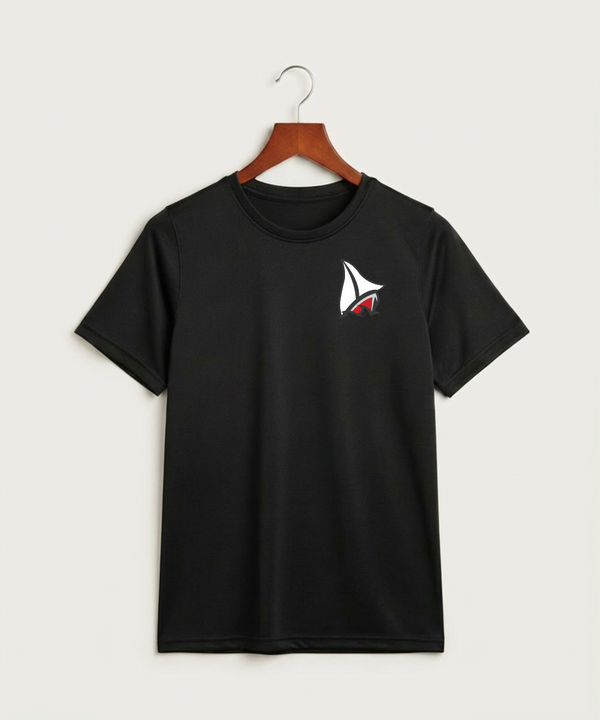Detroit Lakes Community High School Football (Boys) - Black Nike Youth Swoosh Sleeve rLegend Tee NKDX8787