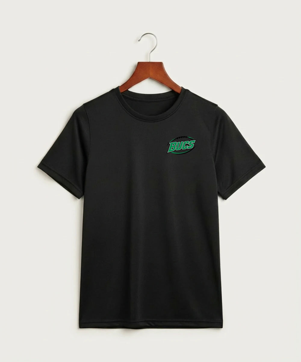 Waterville-Elysian-Morristown High School Football (Boys) - Black Nike Youth Swoosh Sleeve rLegend Tee NKDX8787