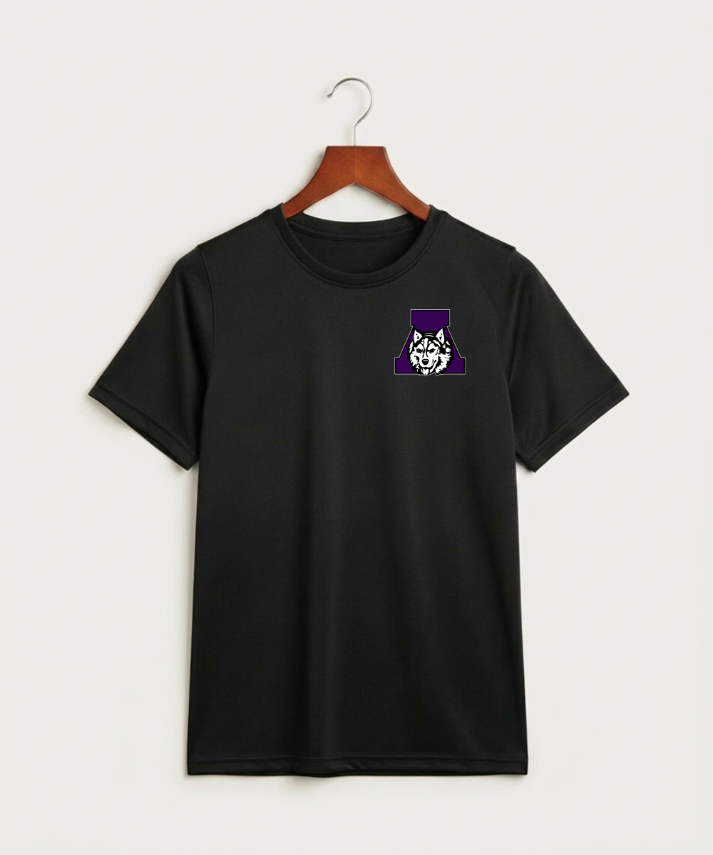 Albany High School Cheerleading - Black Nike Youth Swoosh Sleeve rLegend Tee NKDX8787