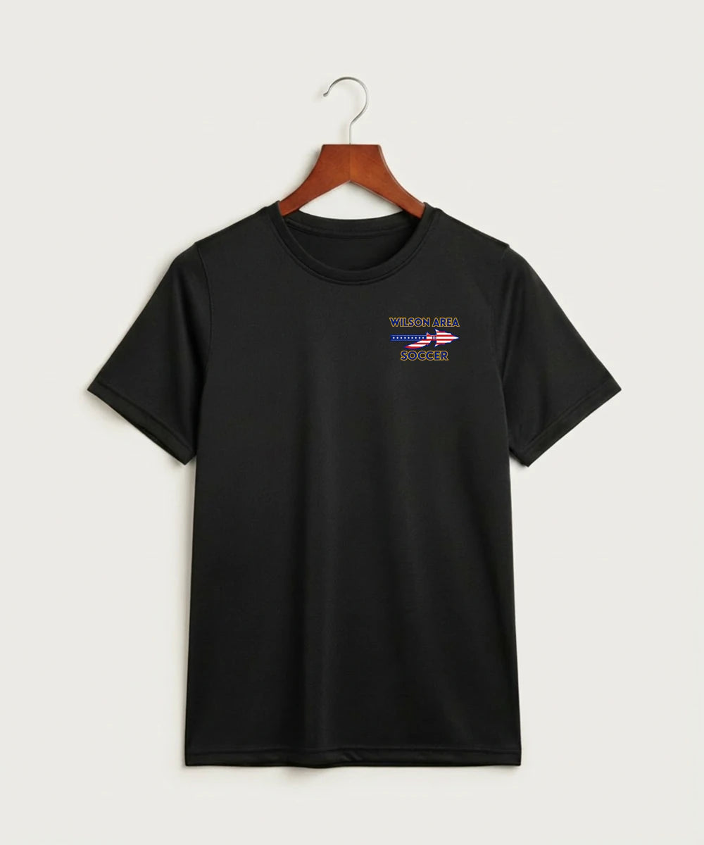 Wilson Area School Soccer Soccer - Black Nike Youth Swoosh Sleeve rLegend Tee NKDX8787