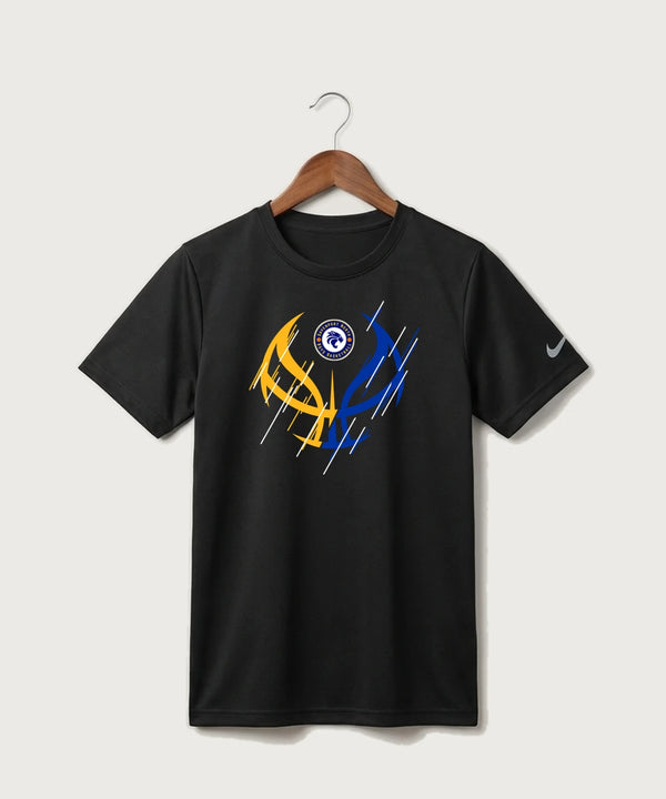 Davenport North High School Basketball Team Store - Black Nike Youth Swoosh Sleeve rLegend Tee NKDX8787