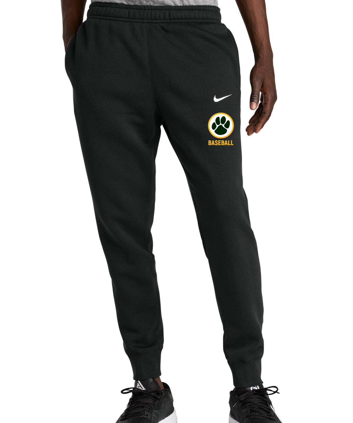 Ashwaubenon High School Baseball (Boys) - Black Nike Club Fleece Jogger NKHM8045