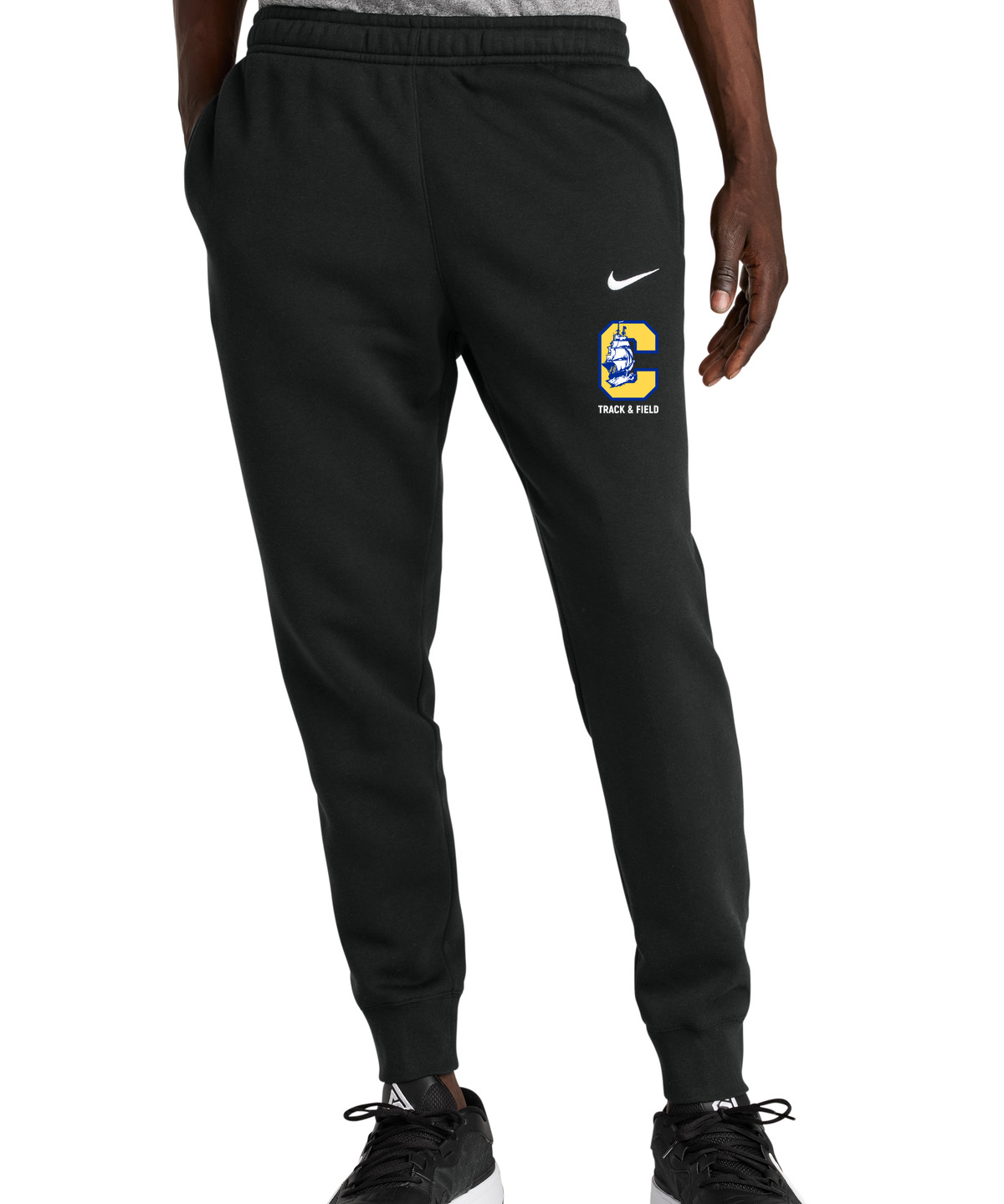 Clearview High School track_field - Black Nike Club Fleece Jogger NKHM8045