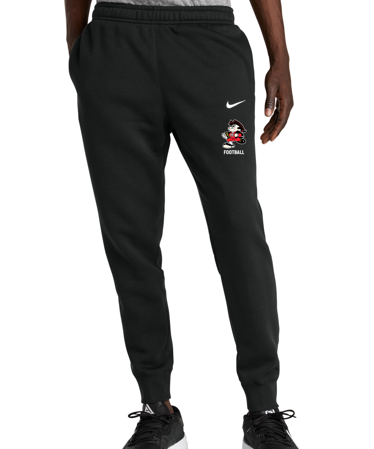 John Marshall High School football_boys - Black Nike Club Fleece Jogger NKHM8045