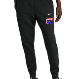Waupaca High School football_boys - Black Nike Club Fleece Jogger NKHM8045
