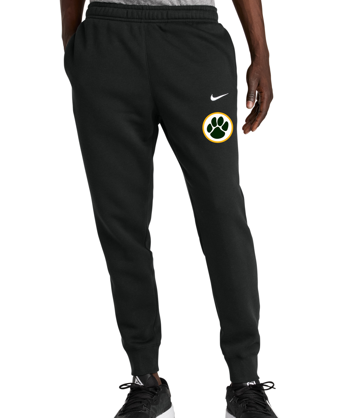 Ashwaubenon High School Basketball (Boys) - Black Nike Club Fleece Jogger NKHM8045