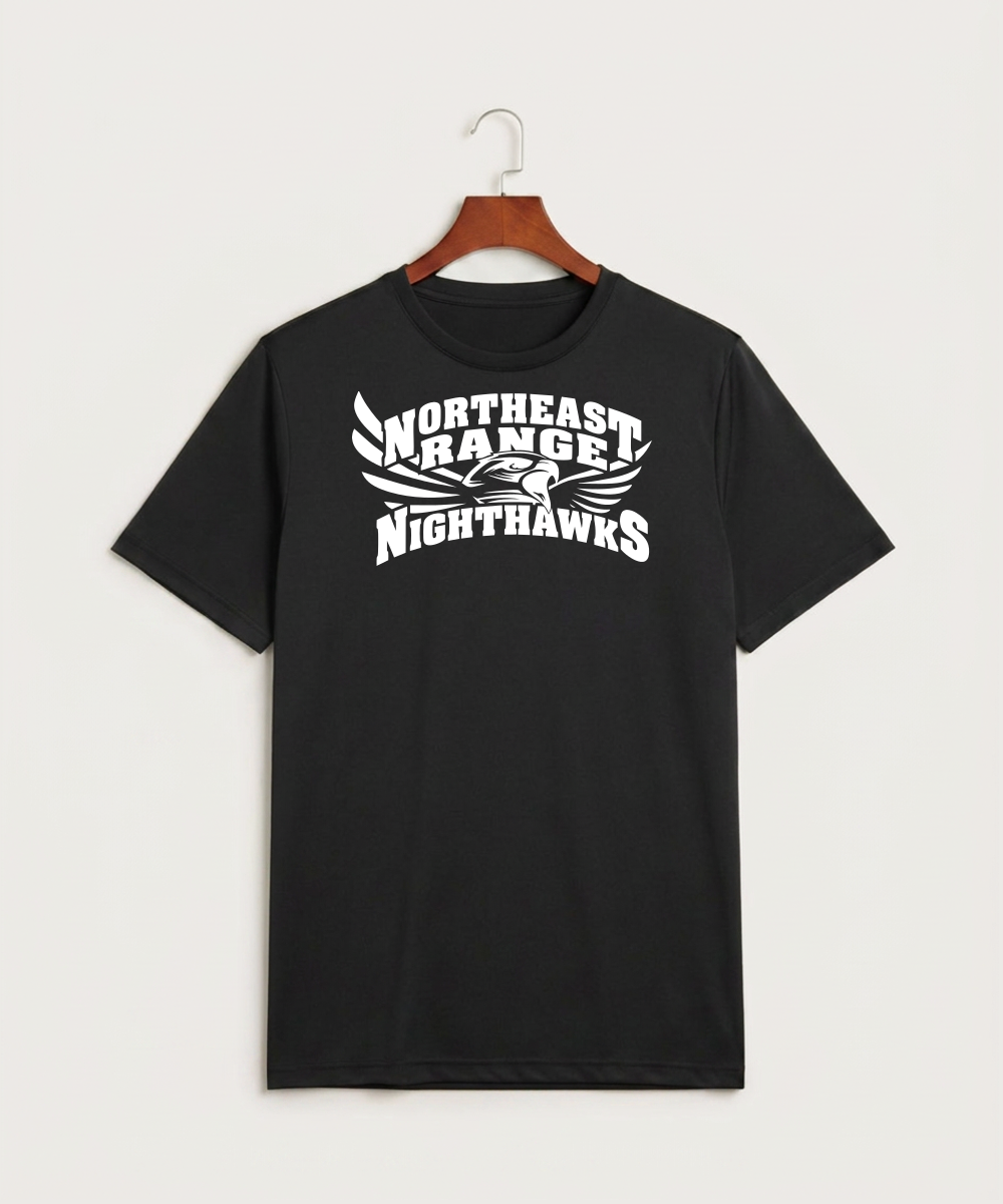 Northeast Range High School Volleyball (Girls) - Black Sport-Tek PosiCharge Competitor Tee. ST350